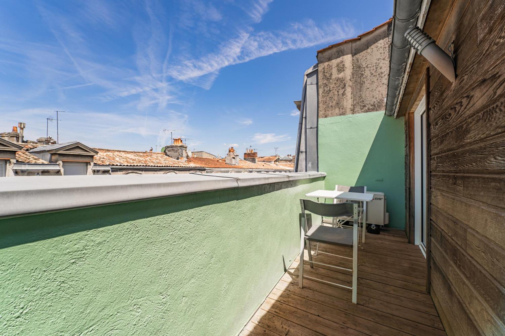 Superbe Studio Climatise Avec Terrasse En Hyper Centre Apartment Bordeaux Exterior photo